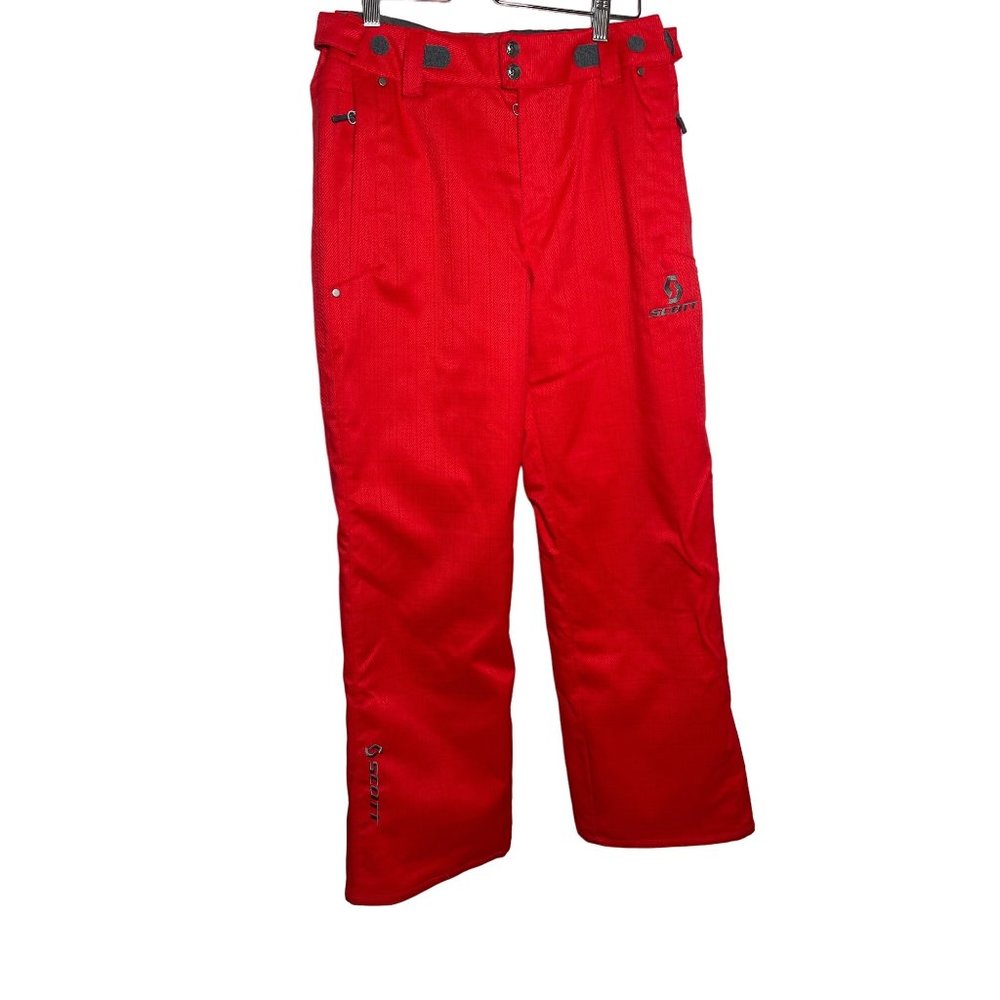 Scott Outerwear Snow Pants Ski Snowboard Adjustable Waist Kid’s X-Large Red